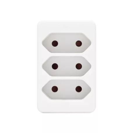 Home NV 23/WH hálózati elosztó, 3 EURO aljzat gyermekvédelemmel ellátva, max. 3 x 500 W, fehér