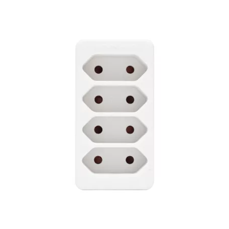 Home NV 24/WH hálózati elosztó, 4 EURO aljzat gyermekvédelemmel ellátva, max. 4 x 500 W, fehér