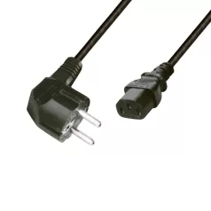   Home N 5 számítógépes hálózati csatlakozókábel, 2 m, H05VV-F 3G0,75 mm2 kábellel