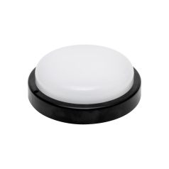   HOME RCC18LEDBK LED-es fali/mennyezeti lámpa, kör alakú, fekete, 18 W, 4000K, 1200 lumen, IP54, kül- és beltéri kivitel