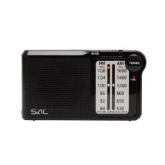   SAL RPC5 zsebrádió, 2-sávos, AM-FM, TUNING LED, hangolásjelző, fülhallgató csatlakozó