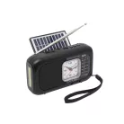 SAL RPH3 napelemes rádió és multimédia lejátszó, hibrid töltés, 3 sávos, napelemes, Bluetooth, cserélhető akkumulátor