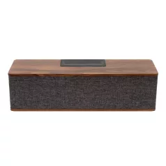   SAL Stereo retro hangszóró, vezeték nélküli, rádió és zenelejátszó, tölthető