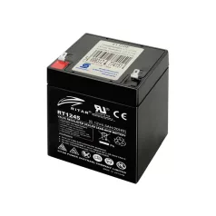   Ritar RT 1245E ólomakkumulátor, 12V/4,5 Ah, 5 éves élettartam, zárt konstrukció,