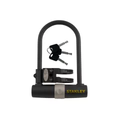  STANLEY S755-201 kerékpár zár, U-alakú, 3 kulcsos, 247 mm hosszúság