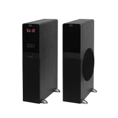   SAL, SAL 200 BT multimédiás hangdobozpár, 2 x 80 W, 3 utas Bass-reflex, BT, USB,SD