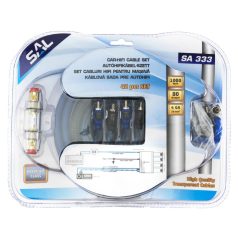   SAL SA 333 autó-HiFi kábel szett, 1000 W, 80 A, 20 mm2 42 darabos