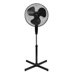   Home SF40BK állóventilátor, 45 W, 40cm-es lapátátmérő, 3 sebességfokozat, oszcillálás, állítható fejdőlésszög, fekete színű