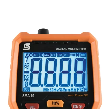 Home SMA 19 digitális multiméter, automatikus méréshatárváltás, érintés nélkülifáziskeresés