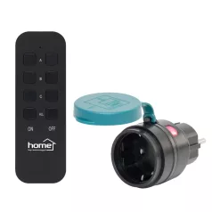   Home THO2311 távirányítható kültéri hálózati aljzat szett, IP44, 2300 W, 1 aljzat