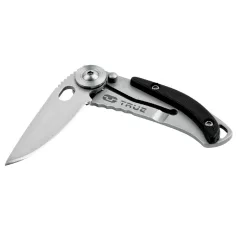   True Utility Skeletonknife, TU571K, 4 cm rozsdamentes acél penge, eloxált alumínium