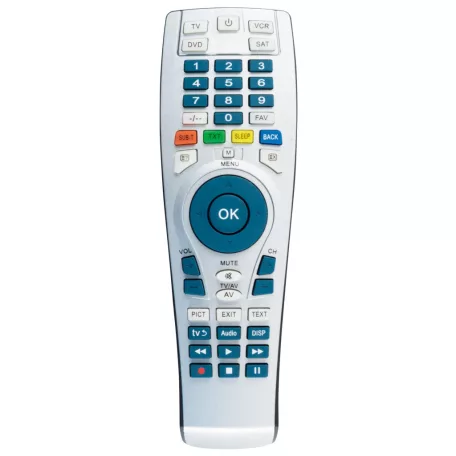 Home URC 22 univerzális távirányító, 4 távirányítót helyettesít, előre programozott