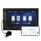 Fejegység; 2xDIN, 7" LCD, RDS, BT, CPAA