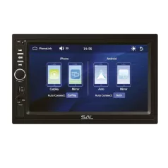 Fejegység; 2xDIN, 7" LCD, RDS, BT, CPAA