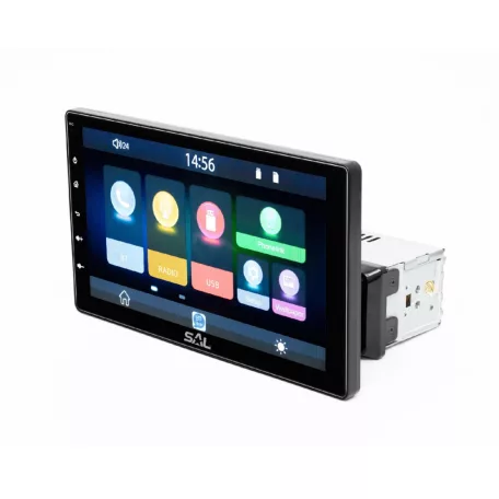 SAL VB X1000 autórádió és multimédiás lejátszó, 4 x 45 W, 2 + 1 RCA, CarPlay, Android