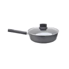 Zilan ZLN0874 Spotty Chef magasfalú serpenyő fedővel, 24 cm, 2,4 literes, tapadásmentes bevonat