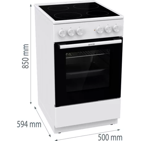 Gorenje GEC5A41WG Elektromos tűzhely