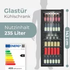 Bomann KSG 7292 fekete italhűtő