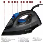 Bomann DB 6003 CB fekete-kék vasaló