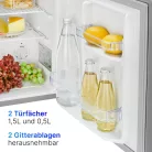 Bomann KB 7346 inox egyajtós hűtő