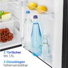 Bomann KB 7347 fekete egyajtós hűtő
