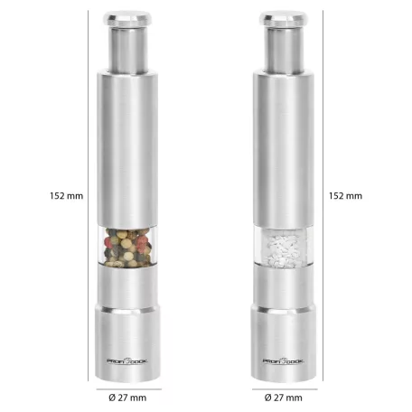 ProfiCook PC-PSM 1160 inox só és borsörlő szett