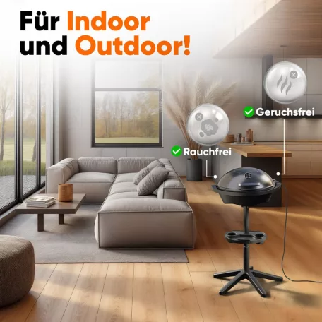 ProfiCook PC-BQS 1303 fekete Barbeque állógrill