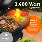 ProfiCook PC-BQS 1303 fekete Barbeque állógrill