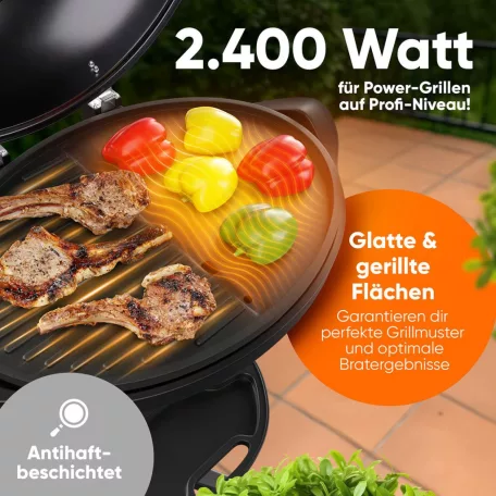 ProfiCook PC-BQS 1303 fekete Barbeque állógrill