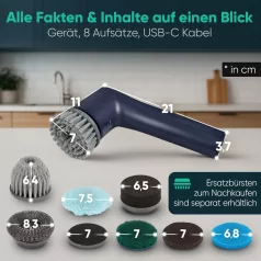 Clatronic ERB 3815 A Elektromos akkus tisztítókefe