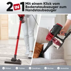 Clatronic BS 1314 piros vezetékes álló porszívó