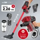 Clatronic BS 1314 piros vezetékes álló porszívó
