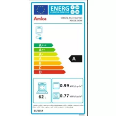 Amica A5KG8.(W)M kombinált tűzhely ( 55343)