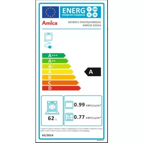 Amica A6Kg10.2(X)Gd Kombinált Tűzhely (55701)