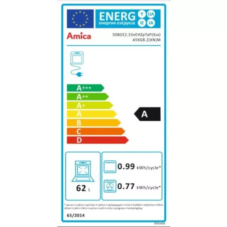 Amica A5Kg8.2(Xn)M ( 56013) Tűzhely