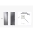 Samsung RB34C670DSA/EF alulfagyasztós hűtő