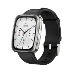   Amazfit Active 2 (Square) Premium NFC okosóra - Black Leather