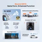 70mai MENETRÖGZÍTŐ KAMERA DASH CAM M310 PLUS