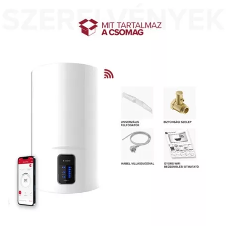 Ariston FORRÓVÍZTÁROLÓ LYDOS WIFI 50 V 1,8K EU