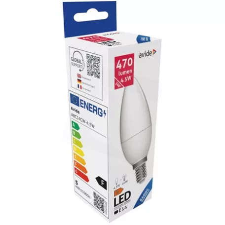 Avide LED CANDLE IZZÓ 4.5W E14 CW 6400K ABC14CW-4.5W
