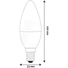 Avide LED CANDLE IZZÓ 4.5W E14 NW 4000K ABC14NW-4.5W