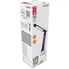 Avide ASZTALI LÁMPA LED BŐRHATÁSÚ FEHÉR-FEKETE 5W ABLDLC-6W-WB-HG