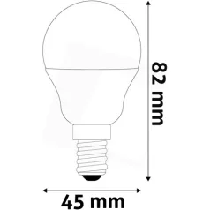   Avide LED GLOBE IZZÓ MINI G45 2.9W E14 WW 3000K SUPER HIGH LUMEN ABMG14WW-2.9W