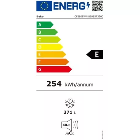 Beko FAGYASZTÓLÁDA 380L CF380EWN