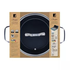 Bergner LÁBAS FEDŐVEL 24CM BG-34524-BK-KF