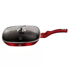 Berlinger Haus GRILL SERPENYŐ FEDŐVEL, 28 CM BH/1613N
