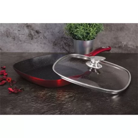 Berlinger Haus GRILL SERPENYŐ FEDŐVEL, 28 CM BH/1613N