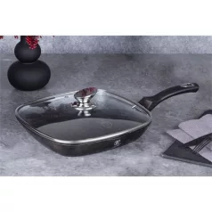 Berlinger Haus GRILL SERPENYŐ FEDŐVEL, 28 CM BH/6612