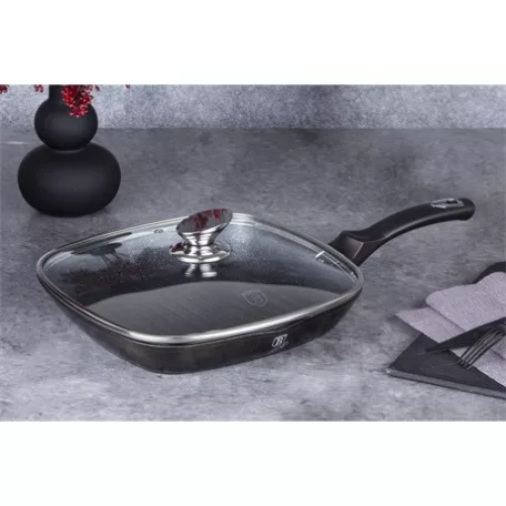 Berlinger Haus GRILL SERPENYŐ FEDŐVEL, 28 CM BH/6612