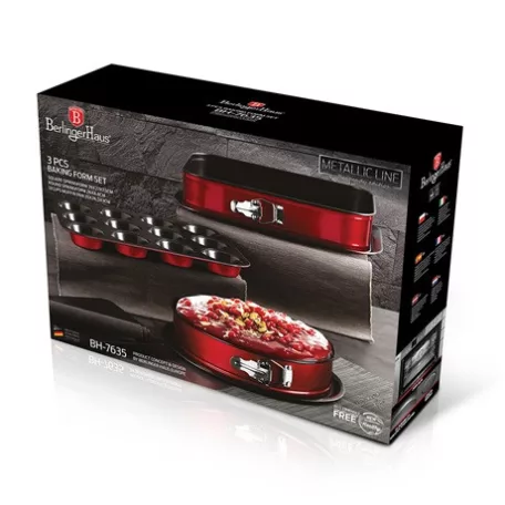 Berlinger Haus 3 RÉSZES TORTAFORMA SZETT MUFFIN  SÜTŐFORMÁVAL BH/7635